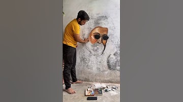 Mera Swami 🔥 Pushpa 2 Allu Arjun painting #pushpa2 #alluarjun #lokartist