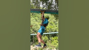 Chơi Đu Zipline Đường Ray Mới Mẻ Và Thú Vị #funny