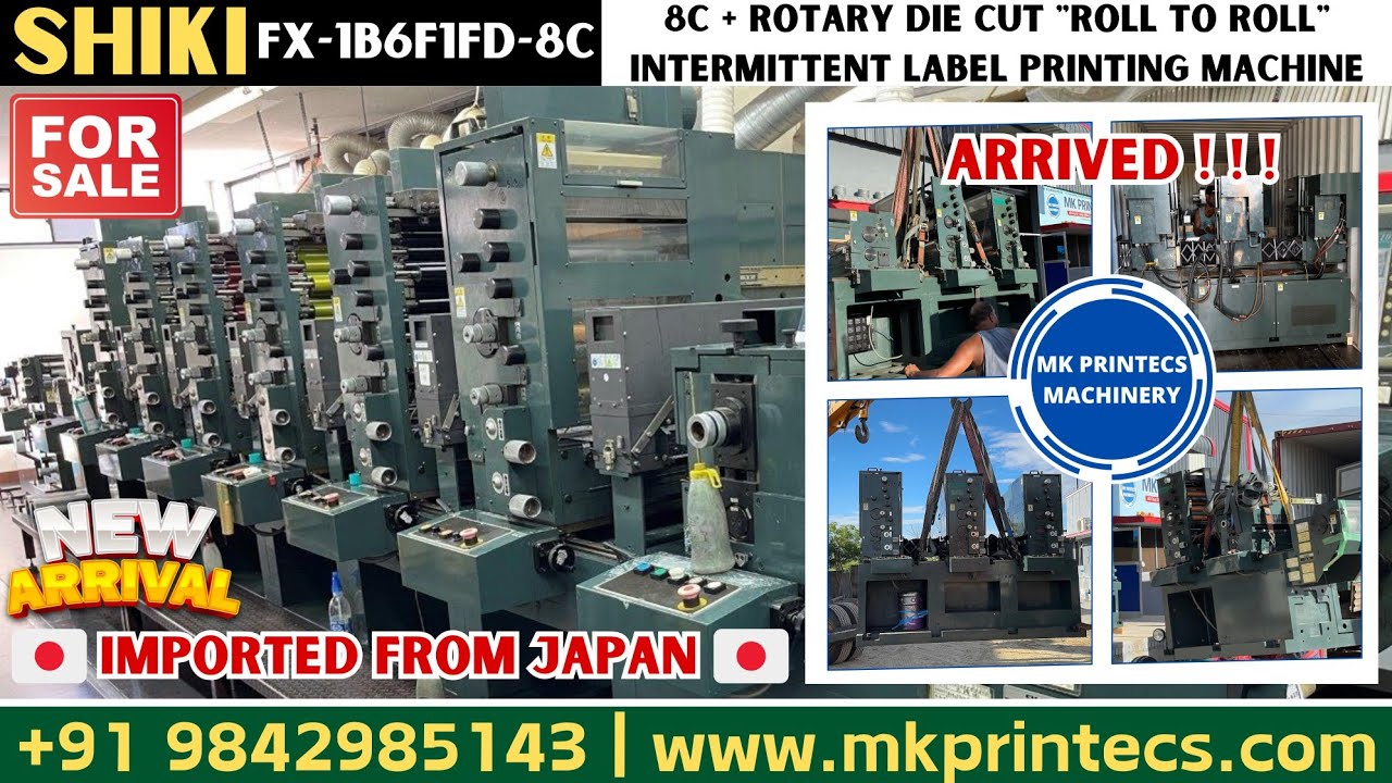 Shiki Label Machine IMPORTED FROM JAPAN π―π΅ SHIKI FX-1B6F1FD-8C LABEL PRINTING MACHINE | MK ...