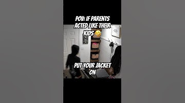 If parents acted like their kids 🤣 #viral #funny #comedy #mom #alaskaelevated #jacket #grady