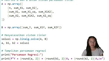 Implementasi Python Dalam Regresi Linier (Tugas Kelompok)