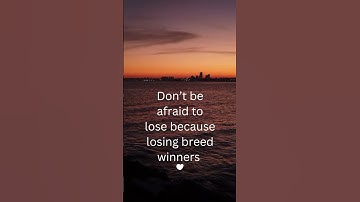 Every Loss Is A Lesson In Disguise #winnersandlosers #shorts
