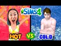 Hot VS Cold Challenge in Sims