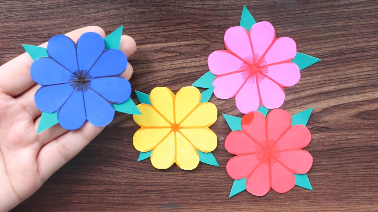 DIY Mini Paper Flowers 🌸 How to Make Small Paper Flower Easy 🌸 Tiny Paper  Crafts 