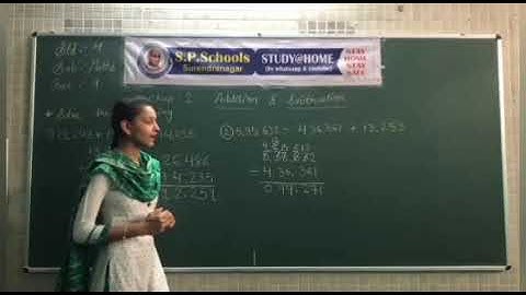 STD 4 CBSE | MATHS LEC 7 | S P SCHOOL SURENDRANAGAR