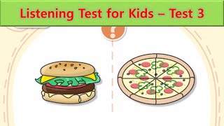 Listening Test for Kids | Test 3 Resimi