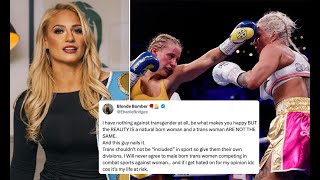 Why EBANIE BRIDGES is RIGHT about transgender boxers.  The ring is no place for a denial of facts.