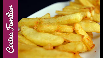 ¿Por qué freír dos veces las patatas fritas?