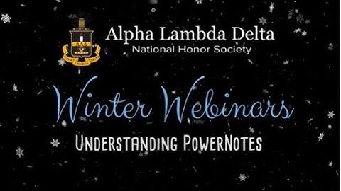 Understanding PowerNotes