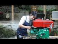 A talented girl refurbished a fruit farmer's diesel engine! #Diesel