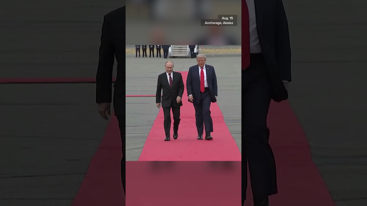 BREAKING Trump Putin Greet Each Other Ahead Of High Stakes Summit