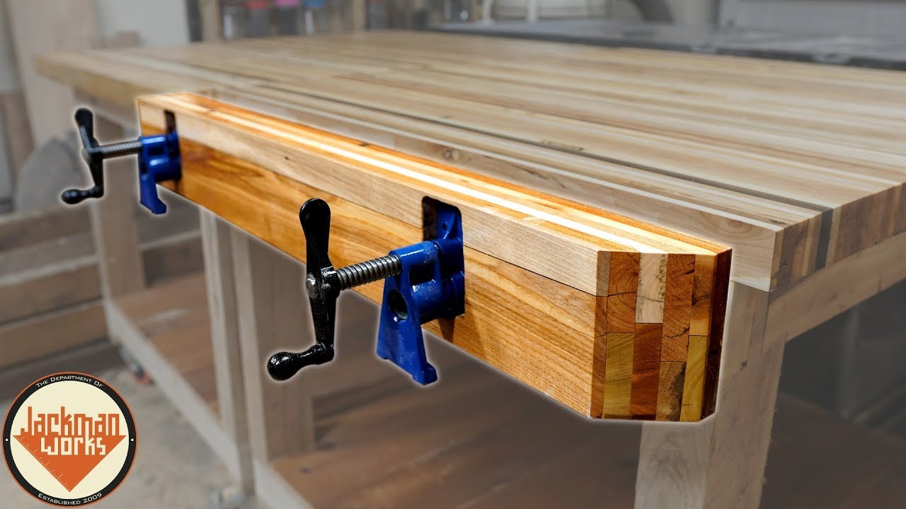 Pallet Wood Pipe Clamp Workbench Vise Youtube