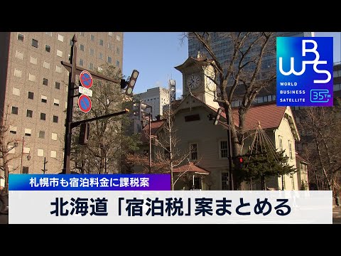 北海道「宿泊税」案まとめる　札幌市も宿泊料金に課税案【WBS】（2024年2月19日）