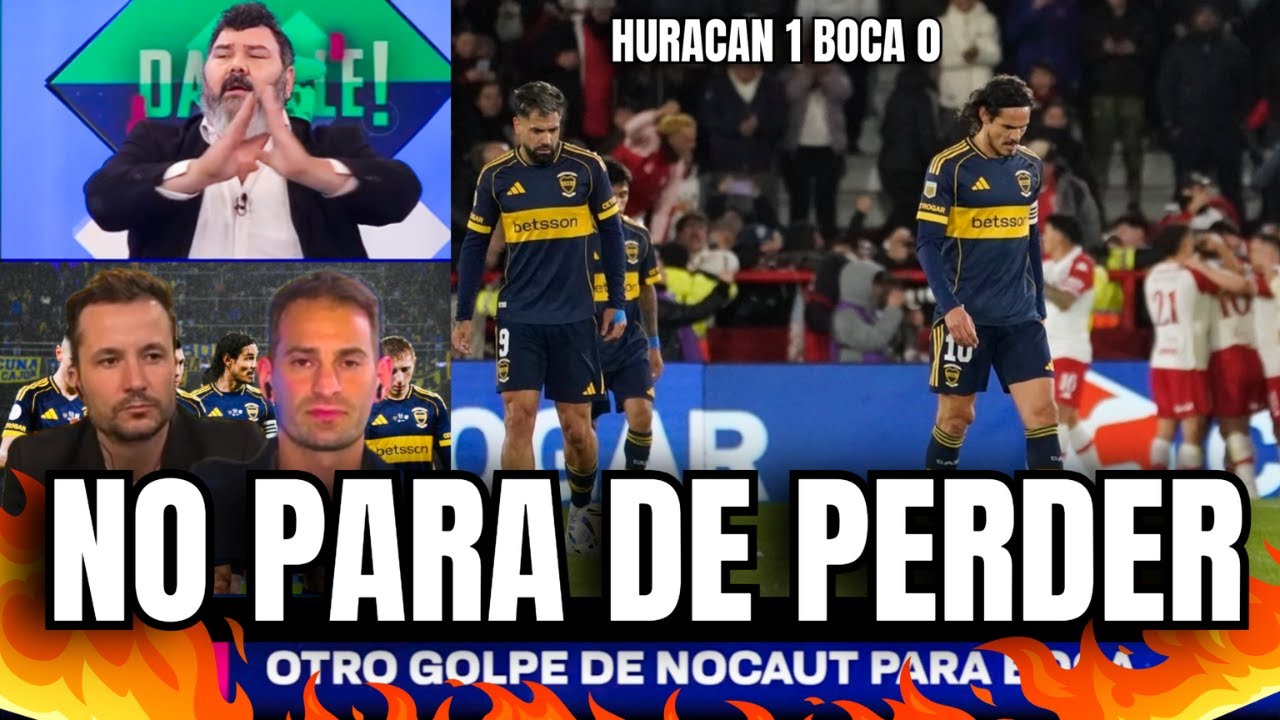 Otro golpe a Boca-PERDIO con Huracán, sigue SIN GANAR y llegó a la PEOR ...