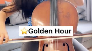 Golden Hour By @Jvke Cello Cover