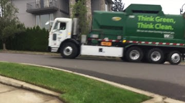 Waste Management, Republic and Hoodview Garbage Trucks