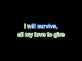 Cake - I will survive - karaoke