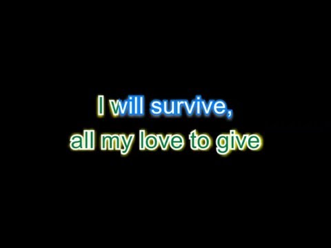 Cake - I will survive - karaoke - YouTube