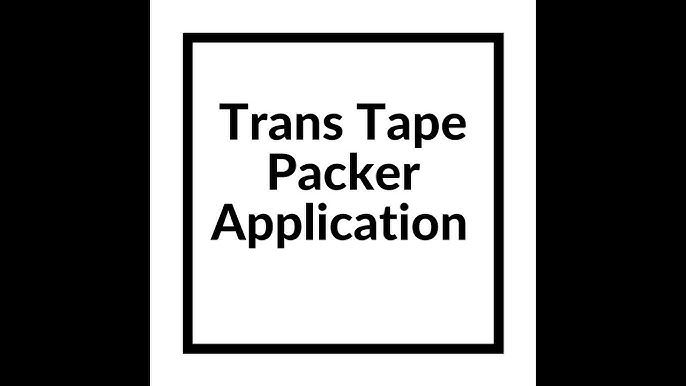 COMPLETE PACKING KIT – Transtape