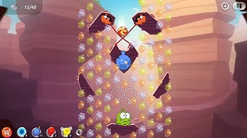 Cut the rope 2 - Level 34 - Part B - Collect 48 fruits or more