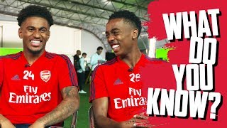 NAME AVENGER INFINITY WAR CHARACTERS | Reiss Nelson v Joe Willock | What Do You Know?