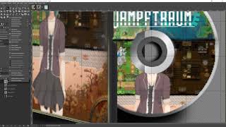 Gimp CD Cover Cropping ~Dampftraum Part 3