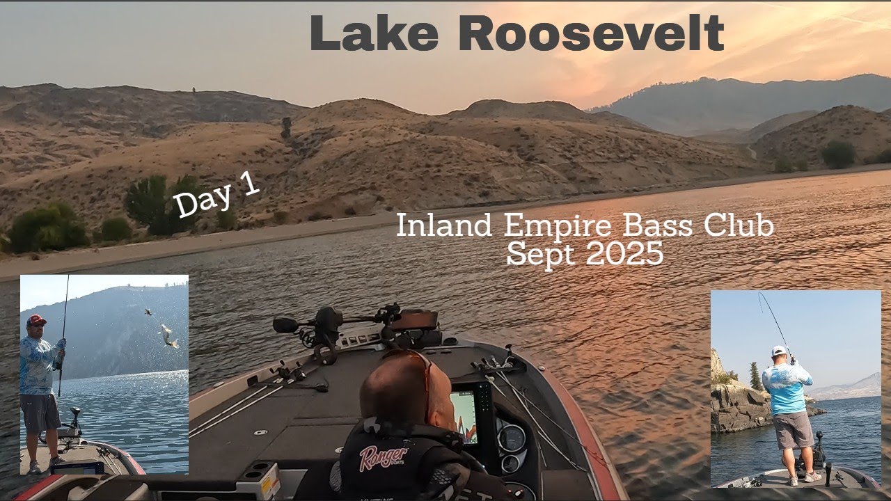 LAKE ROOSEVELT, WA - LEARNING LATE SUMMER/EARLY FALL IN A NEW PLACE - INLAND EMPIRE BASS CLUB