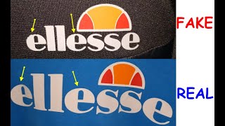 Ellesse hoodie real vs fake. How to spot fake ellesse zip jacket