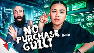 The guilt of leaving a store without purchase