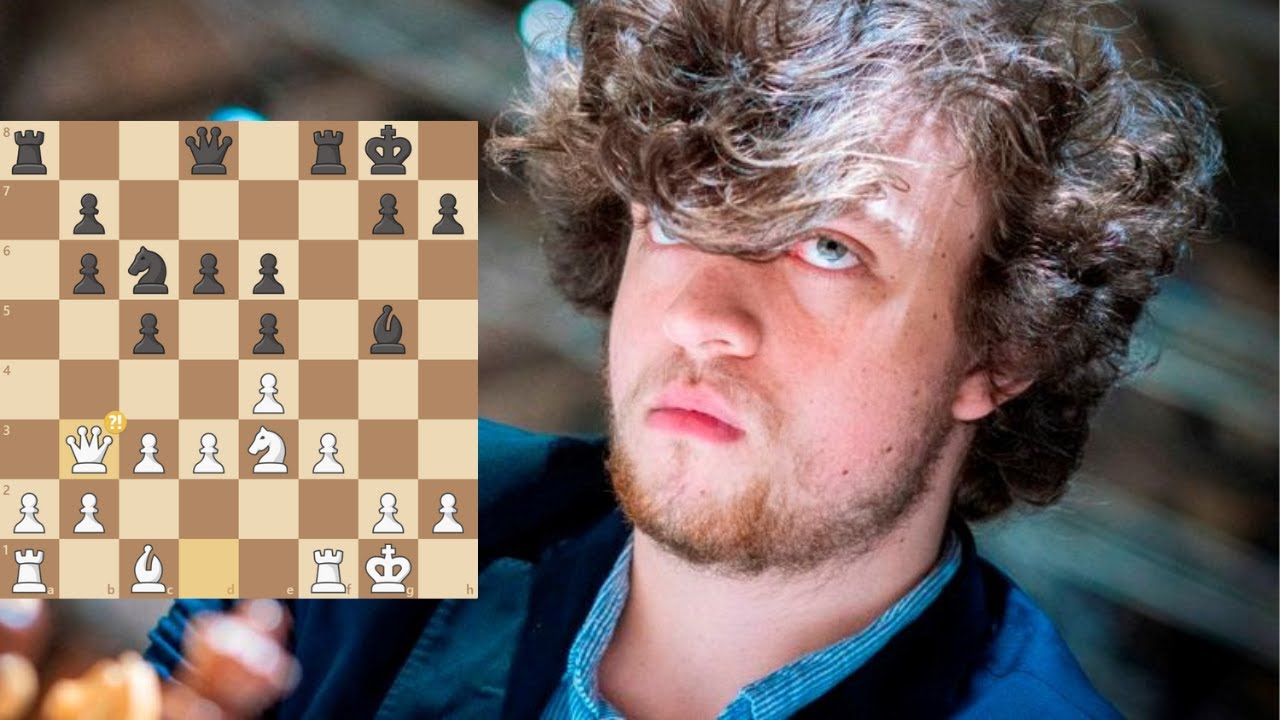 Hans Niemann checkmates Magnus Carlsen on LAN - Jaxon