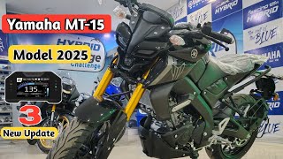 &quot;Yamaha MT-15 V3 2025 Black – Mileage, Features &amp; On-Road Price Reveal