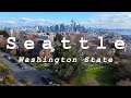 Seattle, Washington. Aerial footage