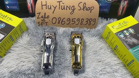 Tông Đơ Cắt Tóc Gia Đình Chỉ 250k/1 Bộ Bao Ship , Máy Cực Êm Và Khoẻ Có Đèn Led Báo Phần Trăm Pin