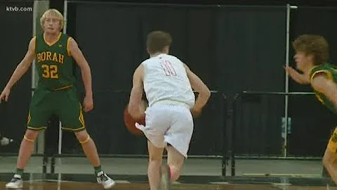 Borah Lions and Austin Bolt defend their 5A boys s...