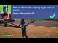 EMOTE AFTER DESTROYING A GAS CAN OR PUMP Fortnite