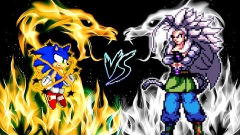 Sonic Chaos V4 JVL OP (all form) VS Goku MUI 5 OP in Jump Force Mugen