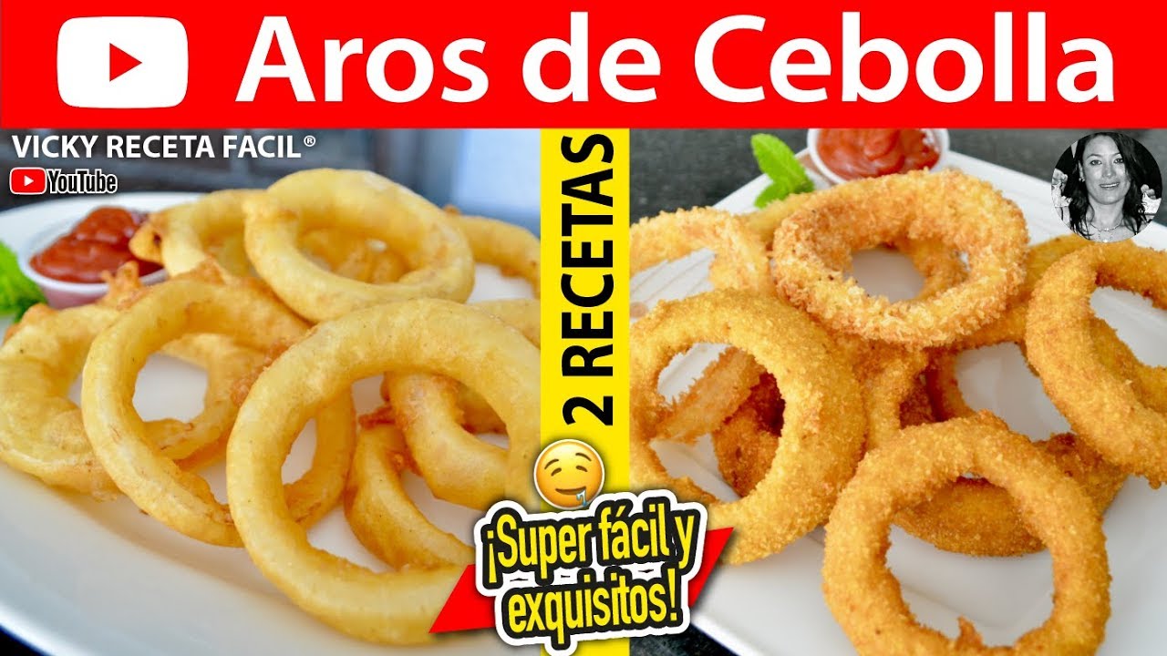 AROS DE CEBOLLA ONION RINGS | #VickyRecetaFacil | VICKY RECETA FACIL