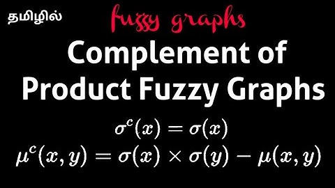 Complement of product fuzzy graphs || #fuzzygraphs @17matboy