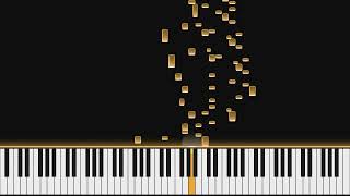 Stephen Heller - 25 Études, op. 47 No. 1. Allegretto | Piano Visualization