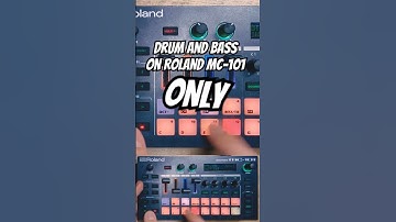DnB on Roland MC-101 ONLY #dnb #drumandbass #rolandmc101 #groovebox #dawless