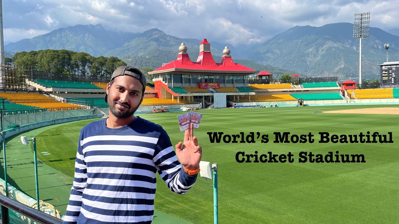 Dharamshala Cricket Stadium World s Most Beautiful Cricket Stadium Dharamshala Cricket Stadium World s Most Beautiful Cricket Stadium