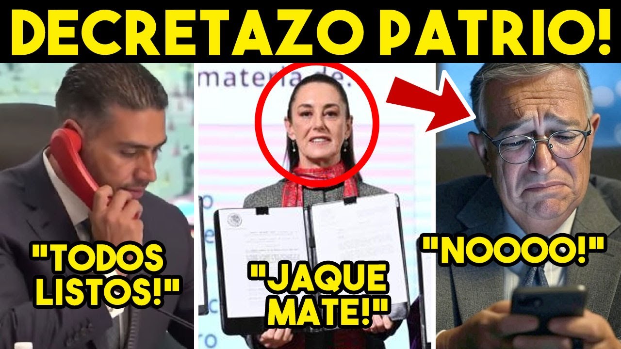 SE ACABO! CLAUDIA SACA DECRETAZO PATRIO, CONGELARAN CUENTAS AL 1NFELIZ. HARFUCH APRIETA