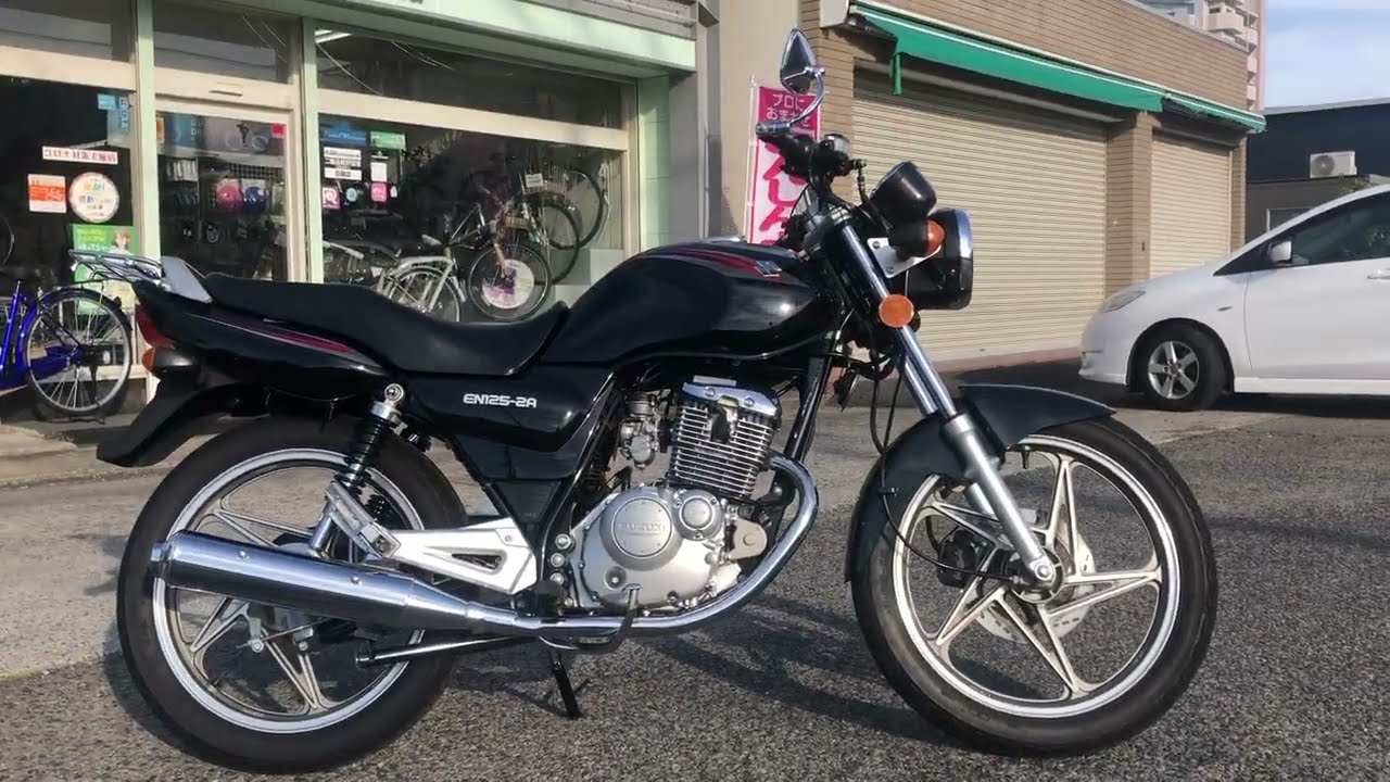 SUZUKI EN125-2A BLACK 23,228km - YouTube