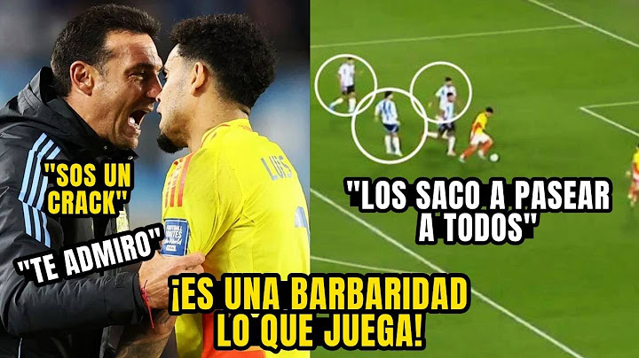 ¡Scaloni SE VOLVIÓ LOCO tras el GOLAZO de Luis Díaz! 😱 Mira lo que le dijo..
