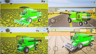 How to do this Harvester in game🤭Indian vehicle Simulator 3D me Harvester kaise le#tractorgame screenshot 2