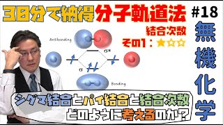 【無機化学 18 】分子軌道法と結合次数 「30分で納得」