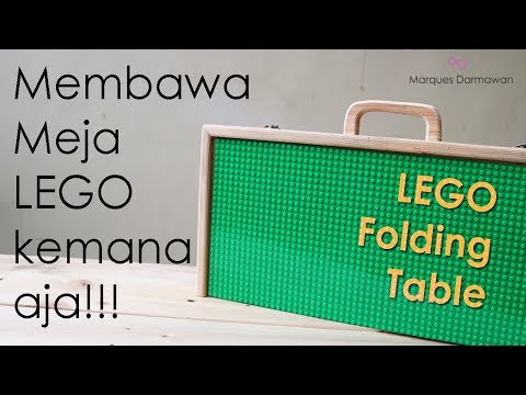 Easy DIY IKEA Lego Table with Storage. 