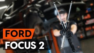 rear Shock absorbers change on FORD FOCUS II Saloon (DA_) - video instructions