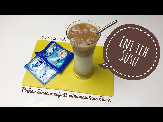 ES TEH SUSU ALA CAFE - IDE BISNIS MINUMAN KEKINIAN class=