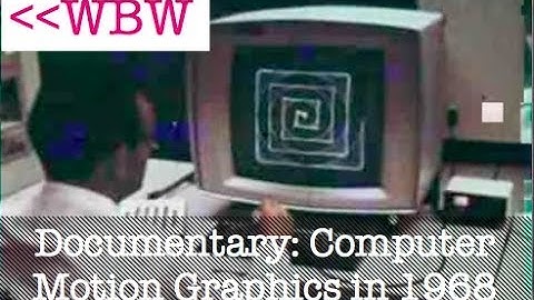 The Graphic Art Potential of Computers in 1968 - Documentary